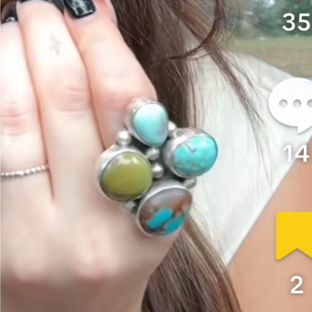 ISO Turquoise and Green Statement Ring PLEASE HELP ME FIND🩵🩵🩵